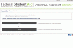 home page of federal student aid loan repayment estimator